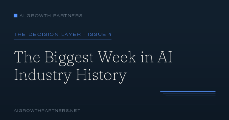 The Biggest Week in AI Industry History