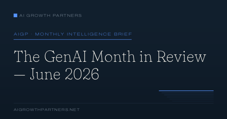 The GenAI Month in Review — June 2026